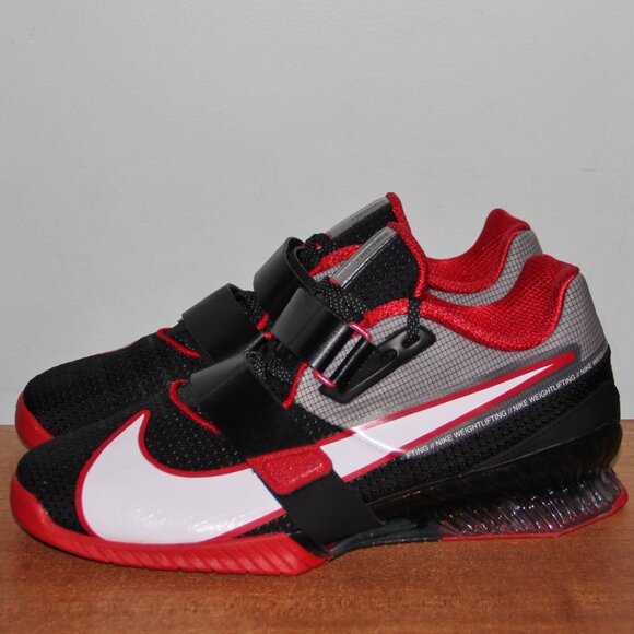 Nike Romaleos 4 Weightlifting Shoes Mens 10 Black Red White main image 6